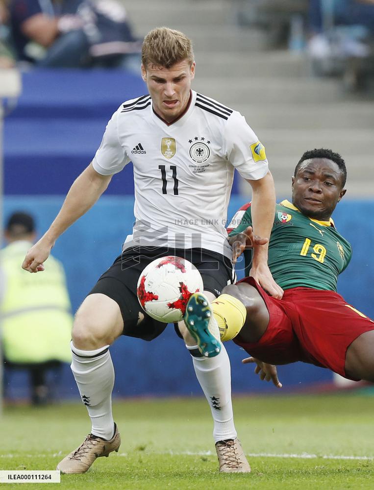 Soccer: Germany reach Confederations Cup semis