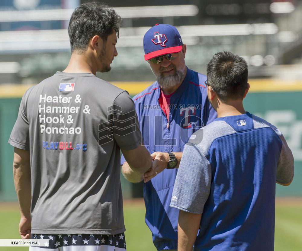 Baseball: Darvish prepares to start against Indians