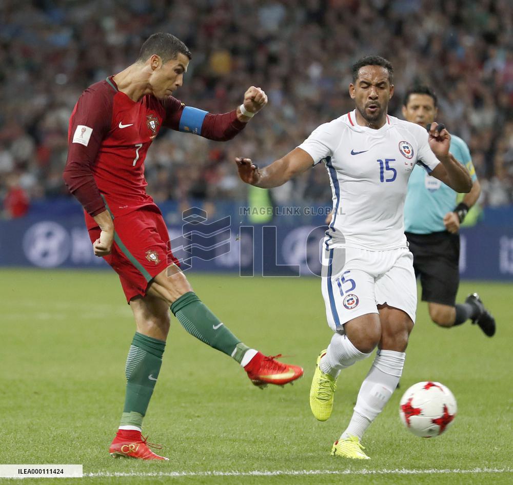 Soccer: Chile beat Portugal on pens to reach Cup final