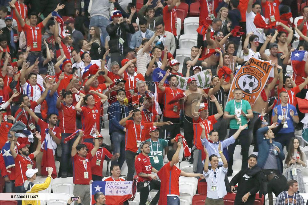 Soccer: Chile beat Portugal to reach Confederations Cup final
