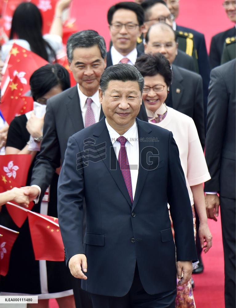 China's Xi in H.K. to mark 20th handover anniversary