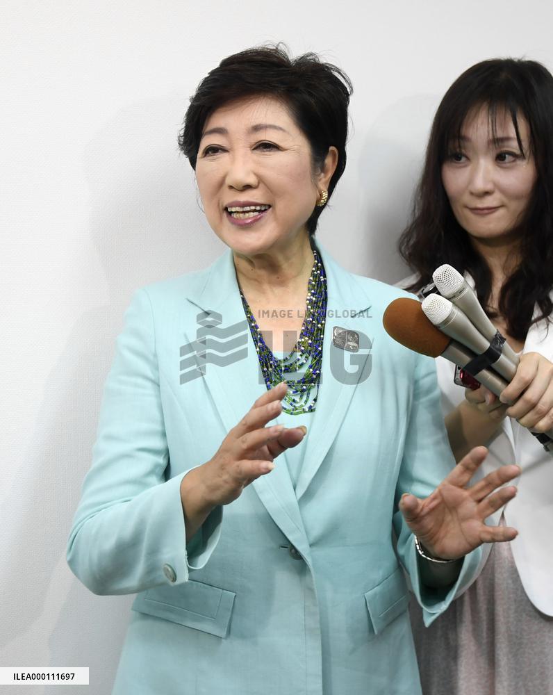 Koike camp sweeps Tokyo assembly race, beats Abe's LDP