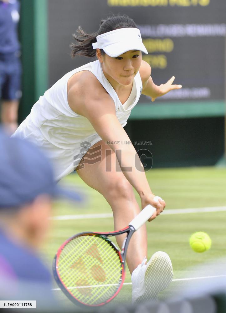 Japan's Hibino loses in Wimbledon 1st round