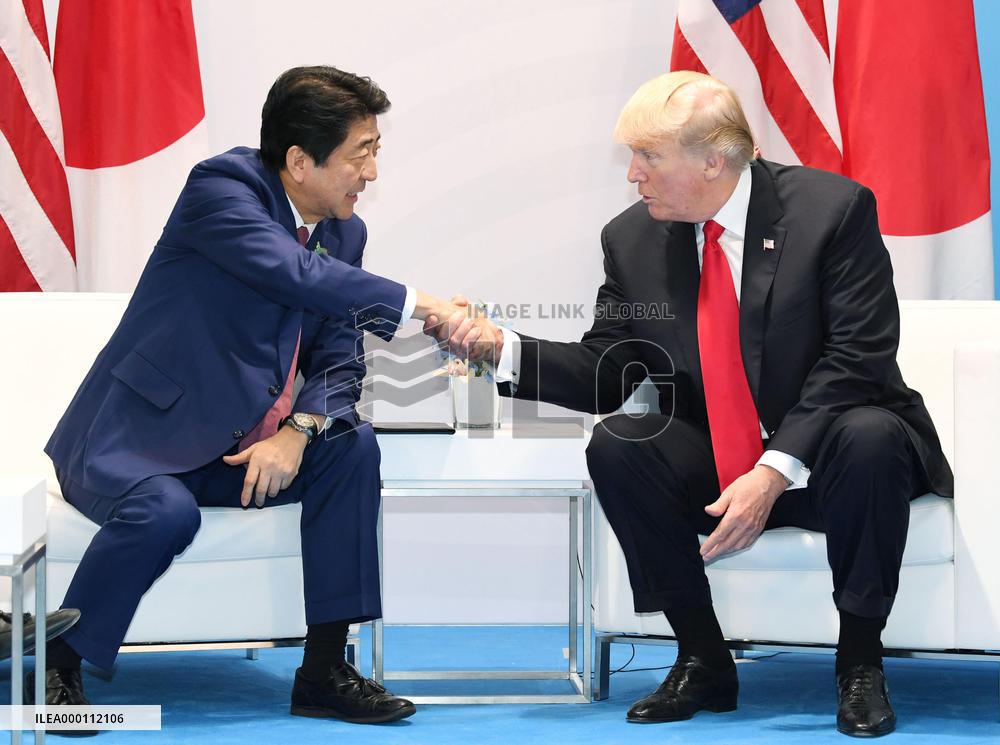 Abe, Trump meet on G-20 sidelines