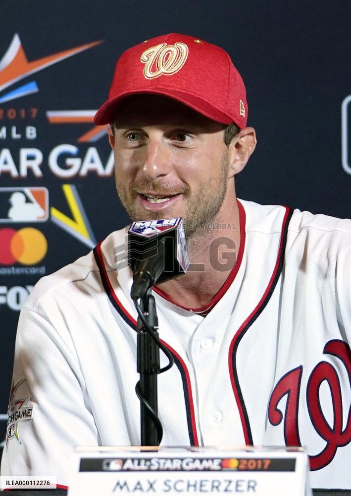 Baseball: Scherzer at All-Star Game press conference