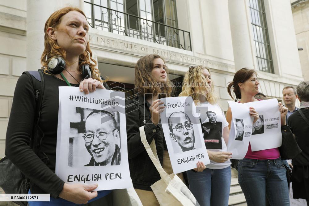 London mourns Chinese dissident Liu