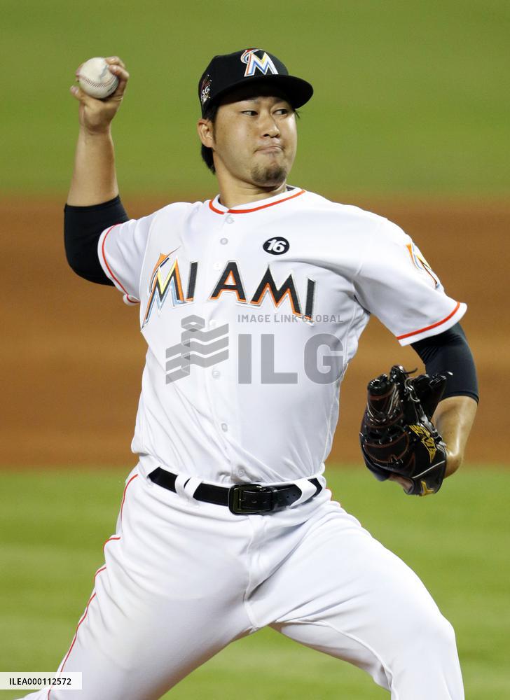 Marlins' Tazawa pitches scoreless inning of relief