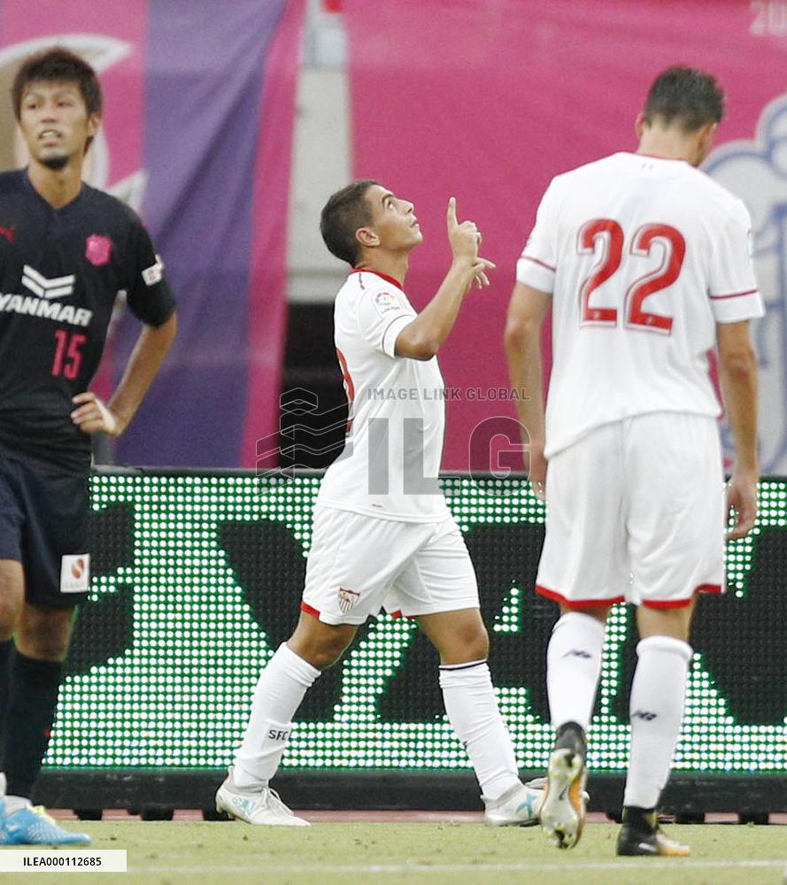 Soccer: Cerezo humbled by Sevilla in friendly