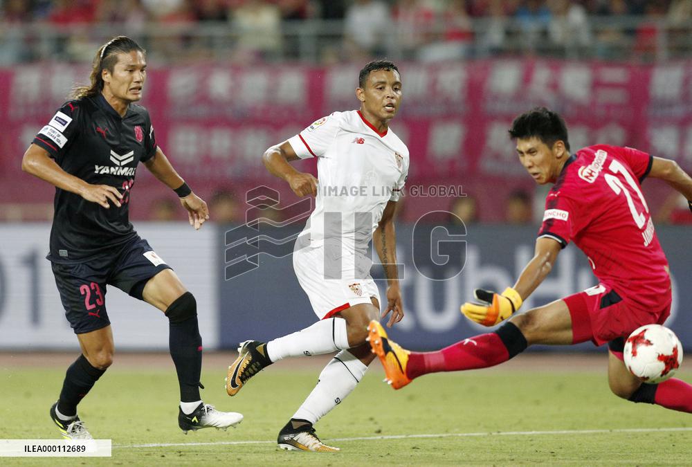 Soccer: Cerezo humbled by Sevilla in friendly