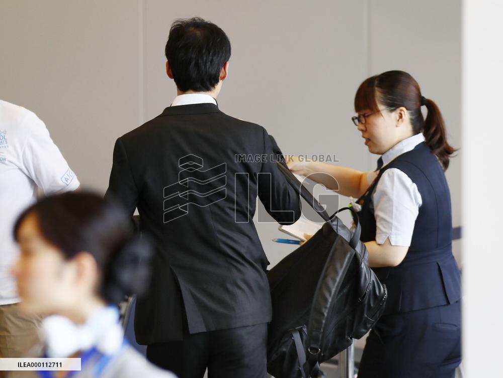 Airlines starts security checks on electronic devices