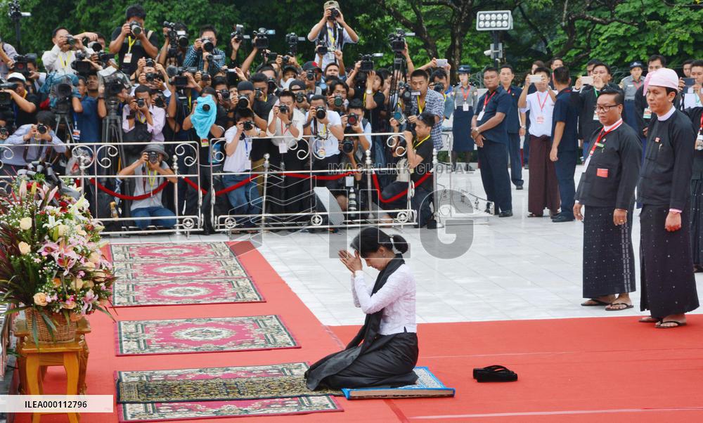 Myanmar marks 70th anniversary of Martyrs' Day