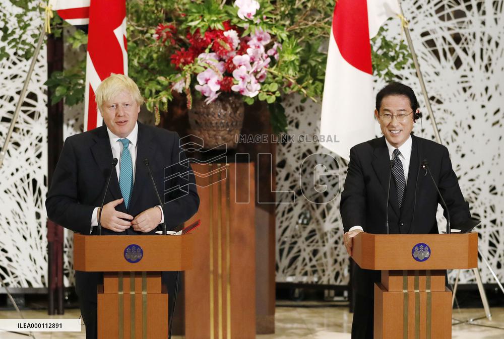 Japanese, British foreign ministers discuss N. Korea
