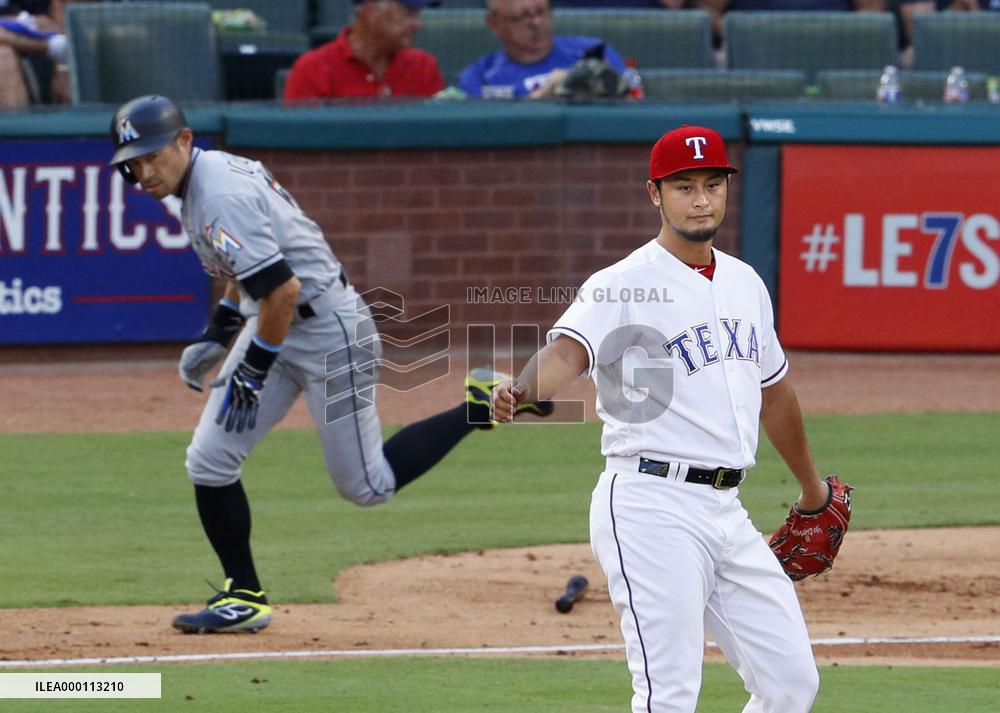 Darvish starts game against Marlins
