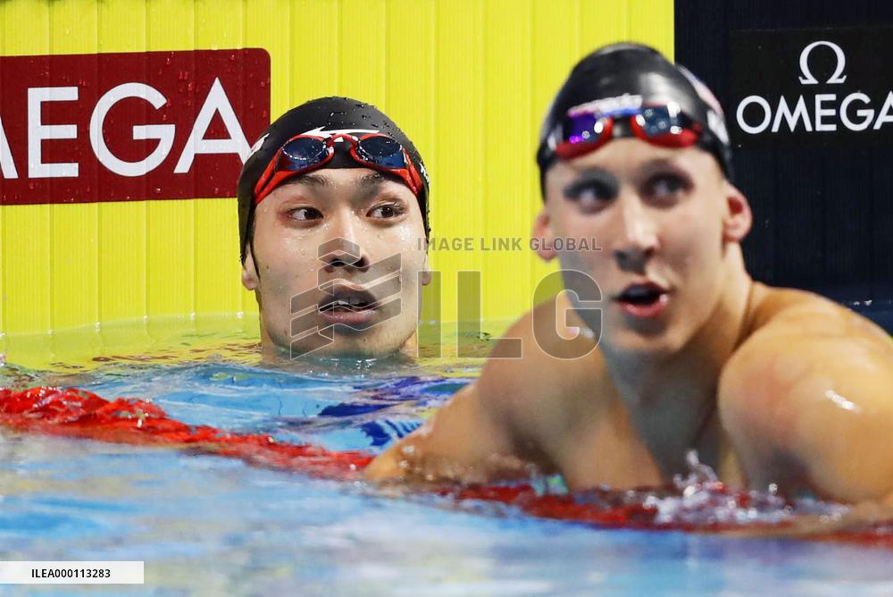 Hagino wins silver in 200 IM