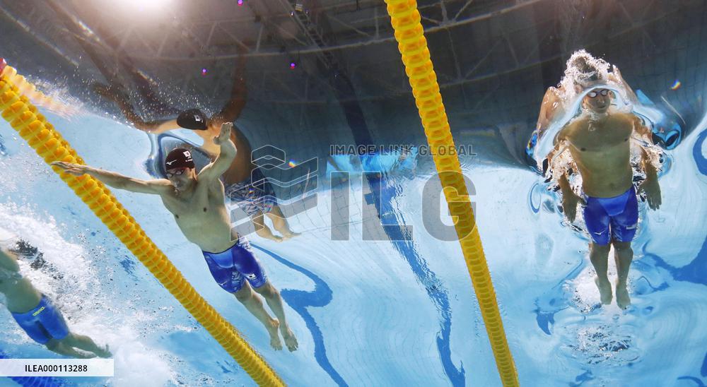 Hagino wins silver in 200 IM