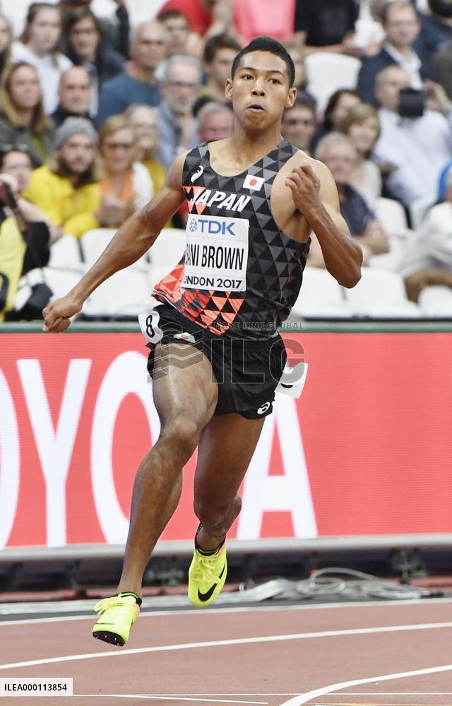 Athletics: Sani Brown qualifies for 200m semis at worlds
