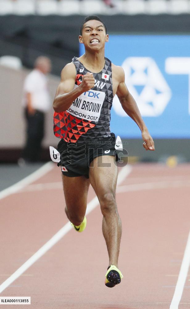 Athletics: Sani Brown qualifies for 200m semis at worlds