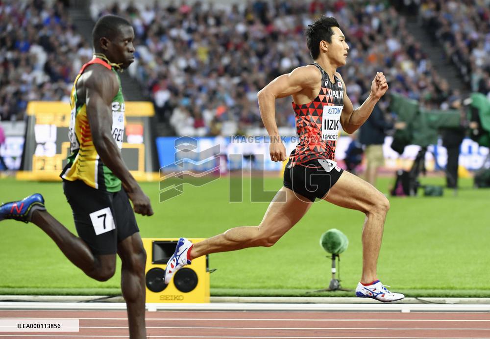 Athletics: Iizuka qualifies for 200m semis at worlds
