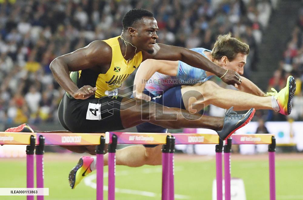 Athletics: McLeod wins 110m hurdles at world c'ships