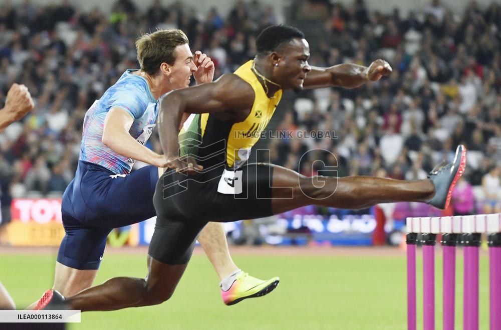 Athletics: McLeod wins 110m hurdles at world c'ships