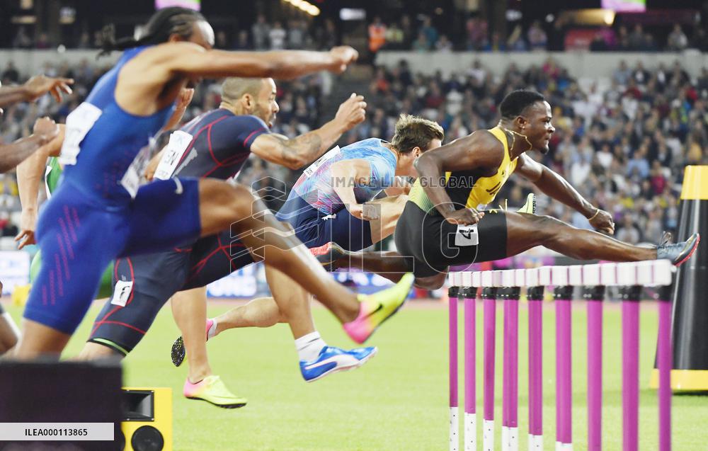 Athletics: McLeod wins 110m hurdles at world c'ships
