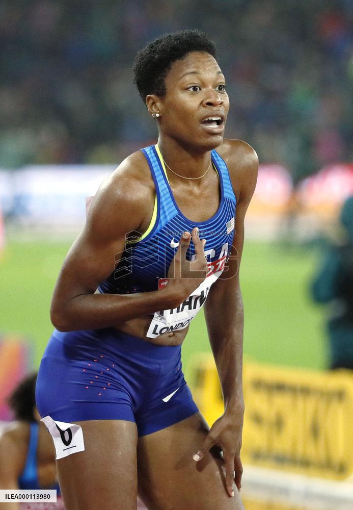 Athletics: Francis wins women's 400m, Felix 3rd at worlds