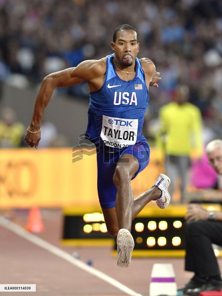 Taylor wins men's triple jump at world championships