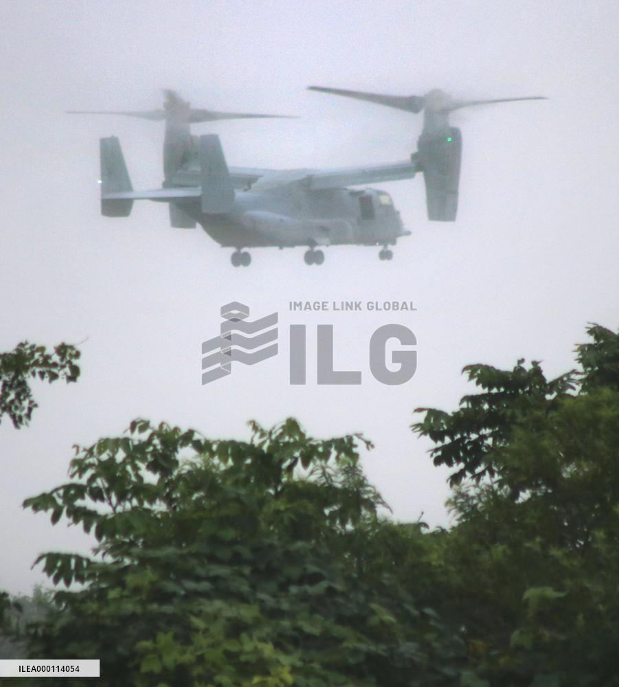 Japan OKs U.S. flights of Ospreys in Japan after crash off Australia