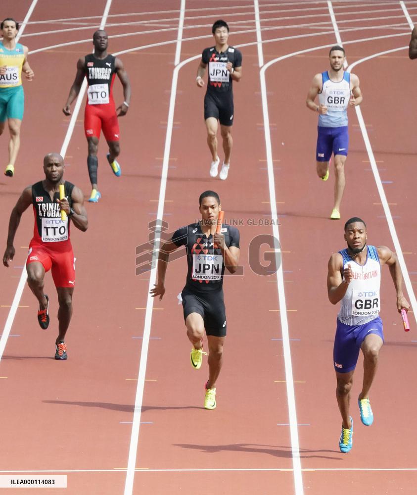 Japan makes cut for men's 4x100 meters relay final