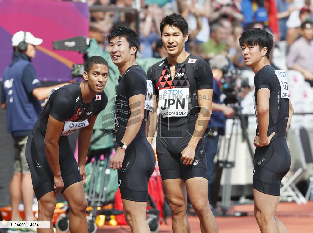 Japan makes cut for men's 4x100 meters relay final