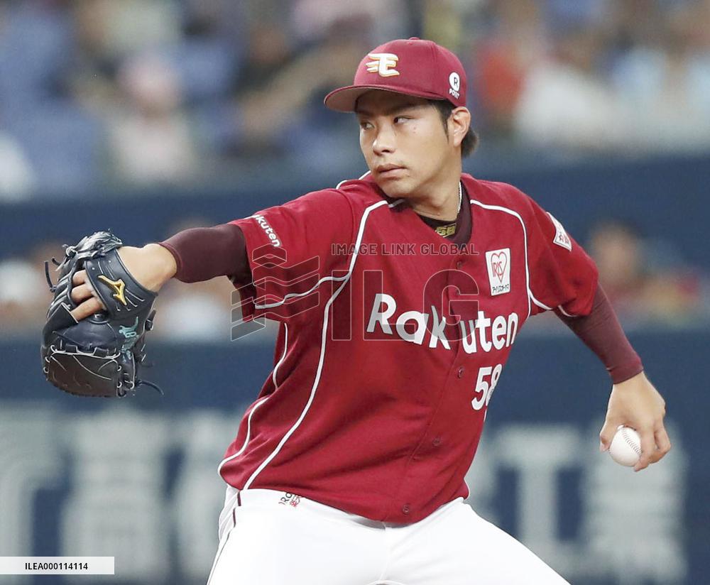 Baseball: Karashima pitches Eagles past Buffaloes