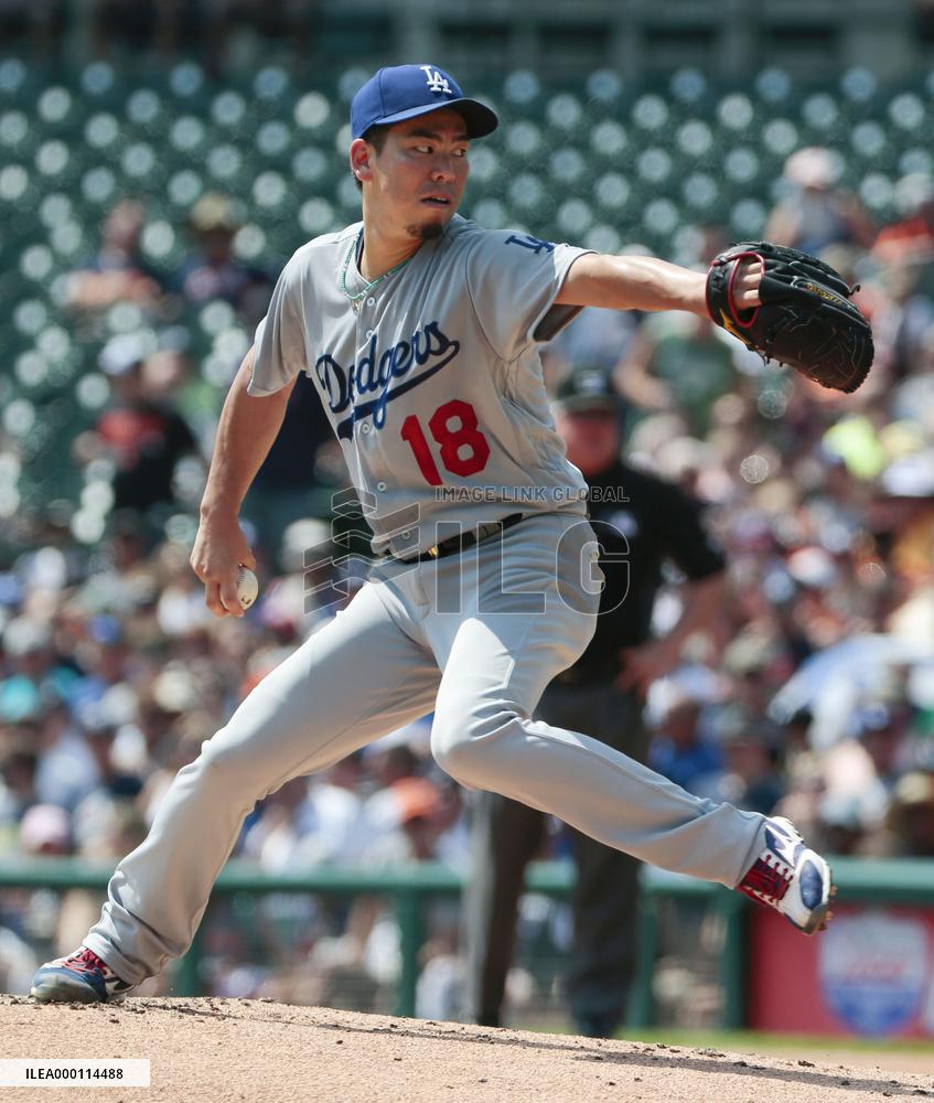 Baseball: Dodgers' Maeda outdueled by Verlander, takes 5th loss