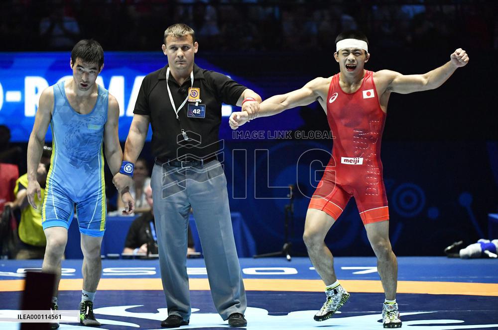 Wrestling: Japan's Fumita wins Greco-Roman 59 kg gold at worlds