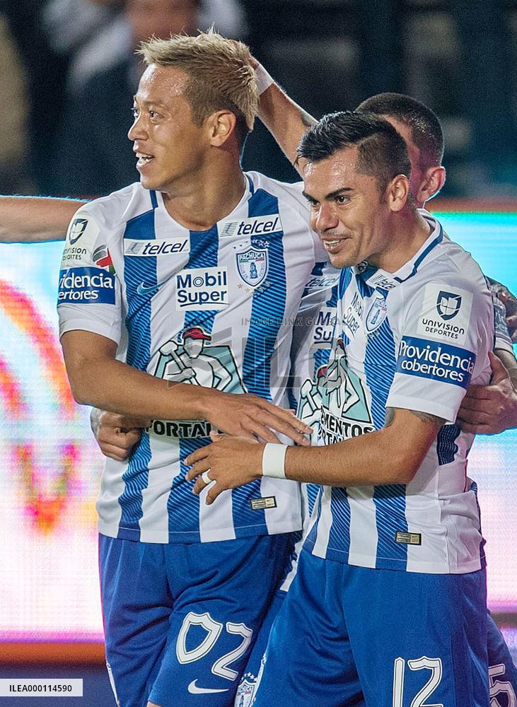 Soccer: Honda scores in Mexican league debut