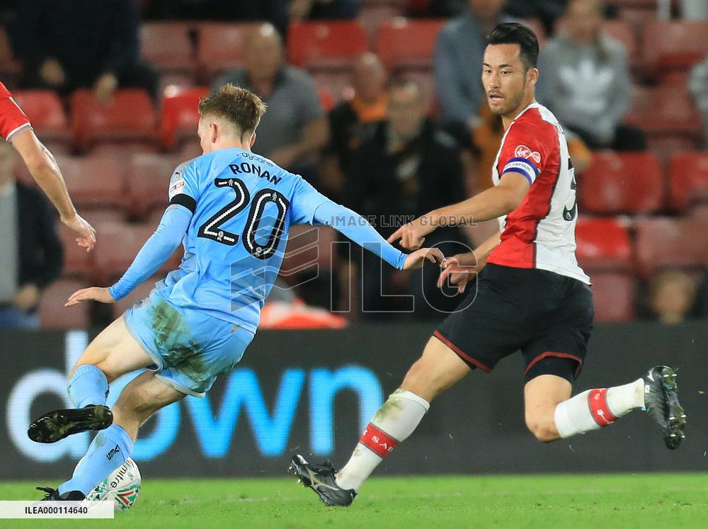 Soccer: Yoshida laments Southampton's shock League Cup exit