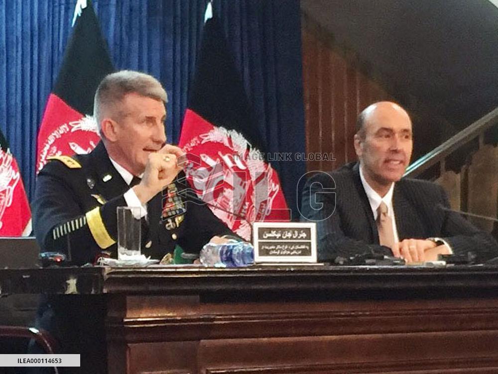 Top U.S. commander in Afghanistan speaks at news conference