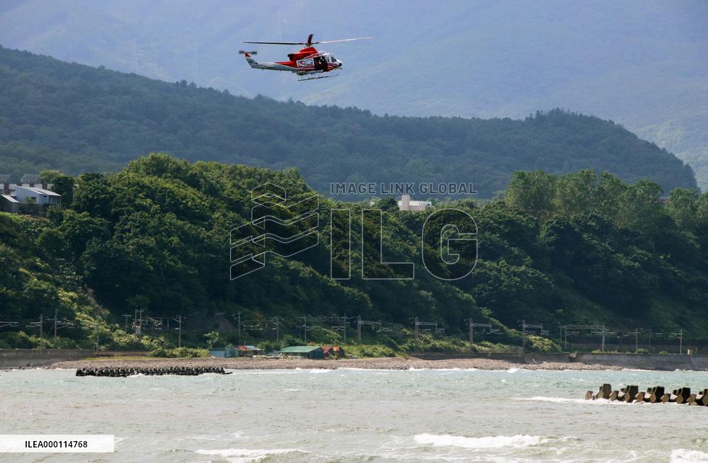 3 high school boys missing at Hokkaido beach