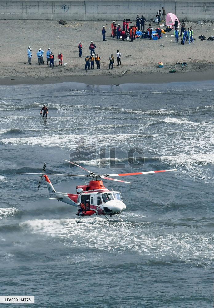 3 high school boys missing at Hokkaido beach
