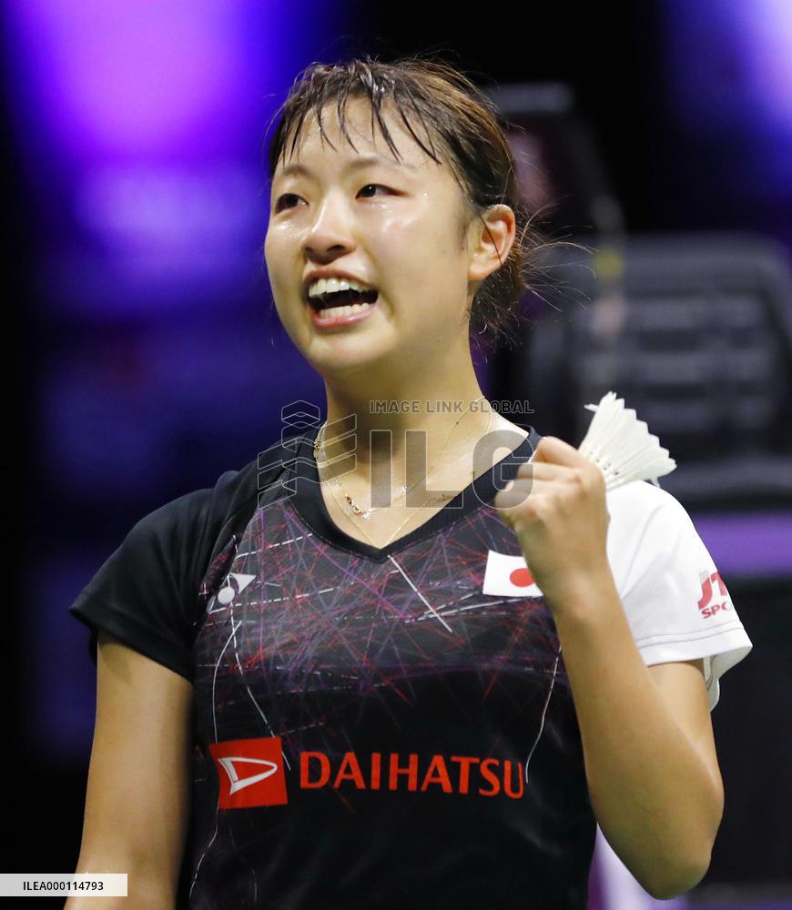 Badminton: Okuhara wins Japan's maiden world c'ship gold