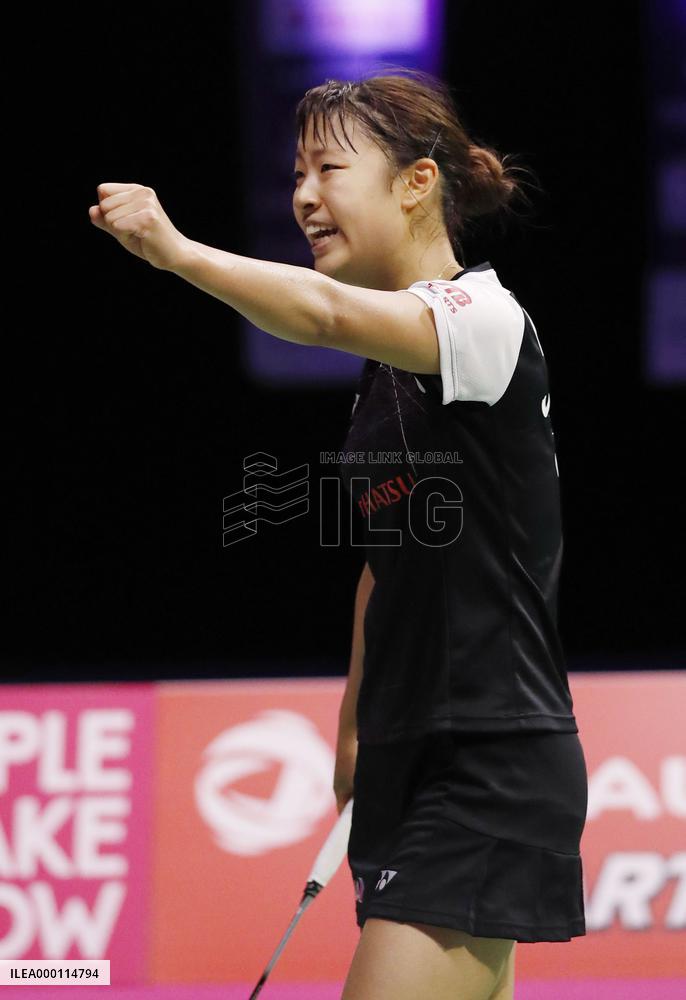 Badminton: Okuhara wins Japan's maiden world c'ship gold
