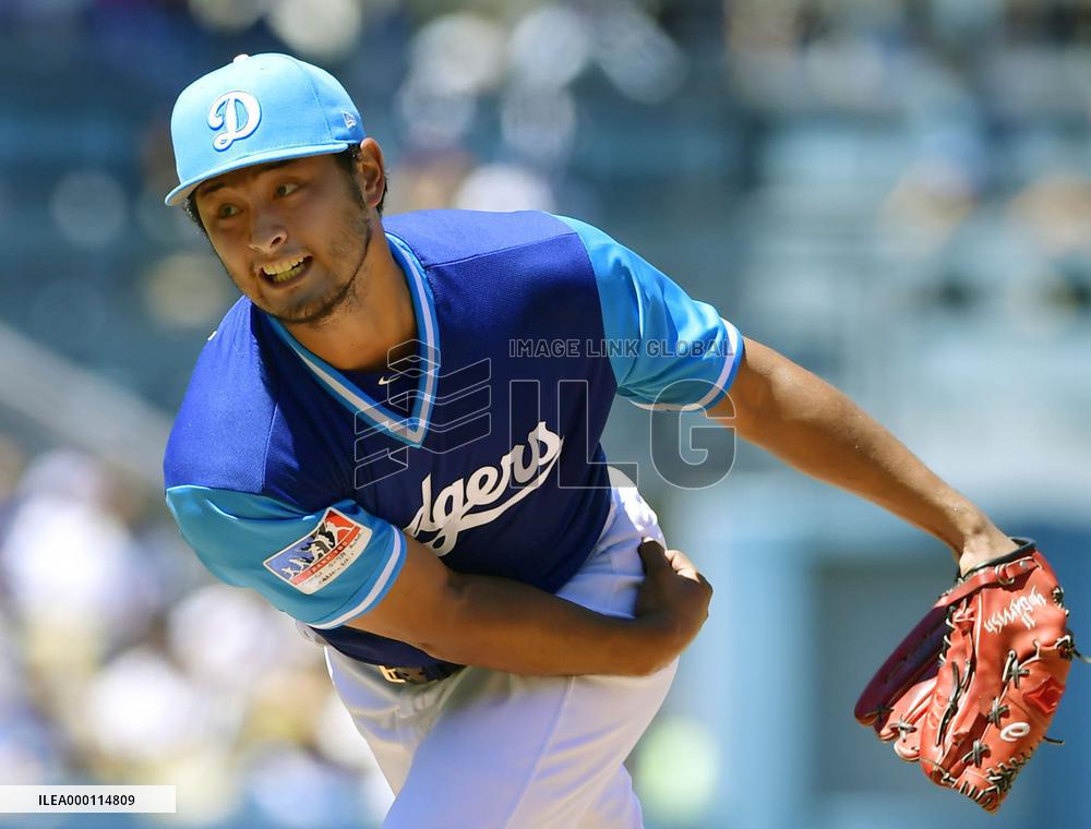 Baseball: Darvish handed 10th loss as Brewers edge Dodgers