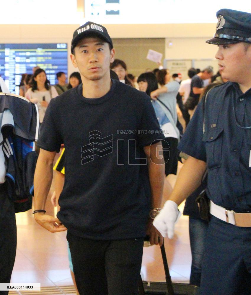 Soccer: Kagawa returns to Japan for World Cup q'fier vs Australia