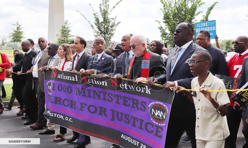 3,000 stage rally against Trump in Washington