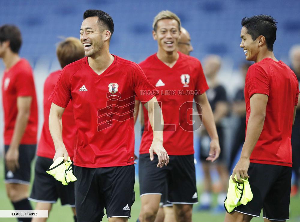 Soccer: Japan focusing on beating Australia not fate of coach, says Yoshida