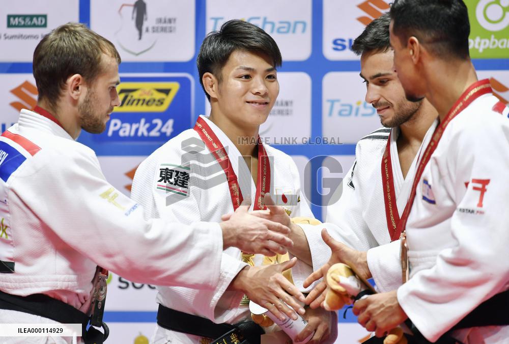 Judo: Abe wins men's 66-kg gold at world c'ships