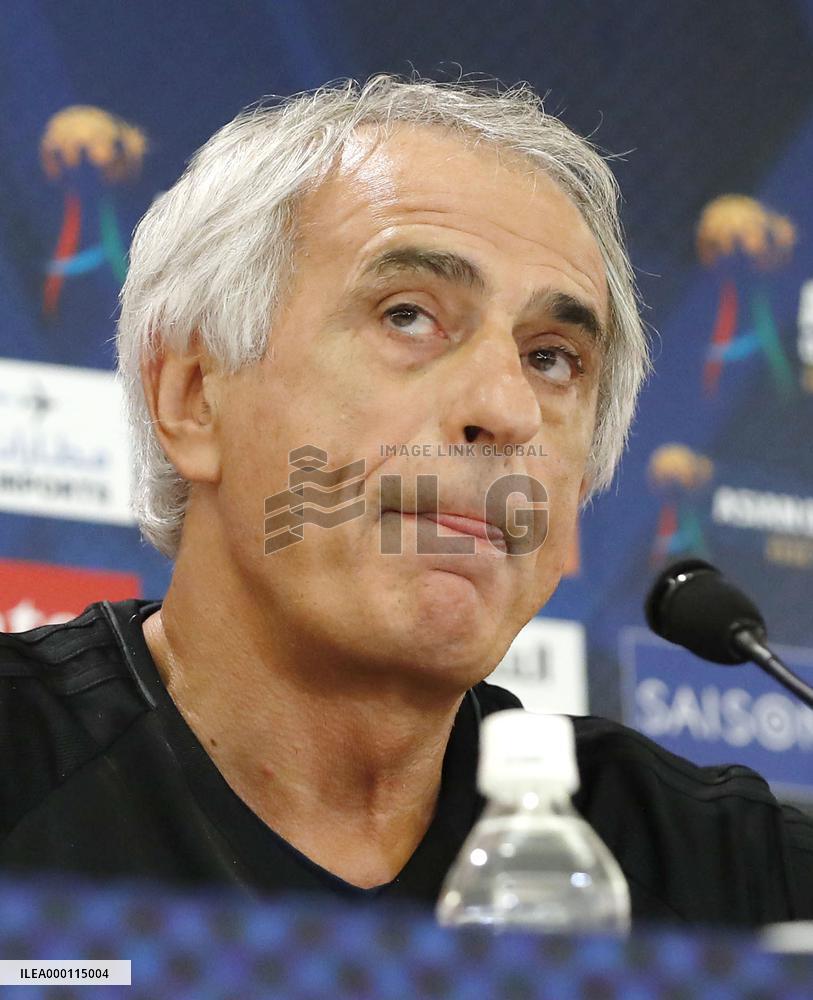 Soccer: Halilhodzic meets press before World Cup q'fier vs Australia