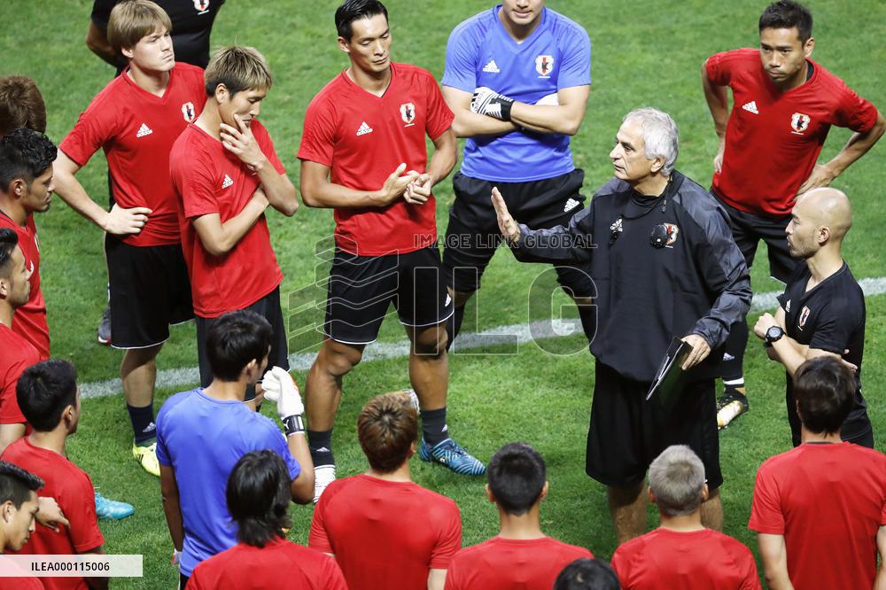 Soccer: Japan gear up for crunch World Cup q'fier vs Australia