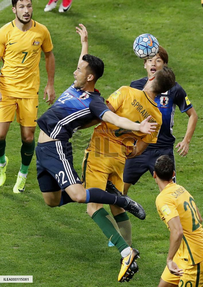 Soccer: Japan-Australia World Cup q'fier