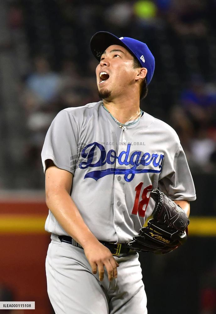 Baseball: Maeda roughed up by D-backs