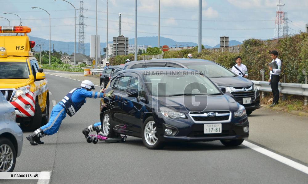 Scenes of Japan's Disaster Prevention Day
